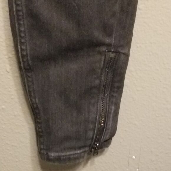 PILCRO THE LETTERPRESS 26 Jeans Skinny High-Rise Legging Ankle Zip Moto Edgy - Picture 2 of 12